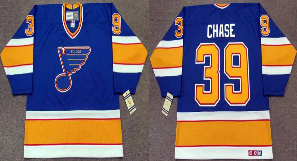 2019 Men St.Louis Blues #39 Chase blue style3 CCM NHL jerseys